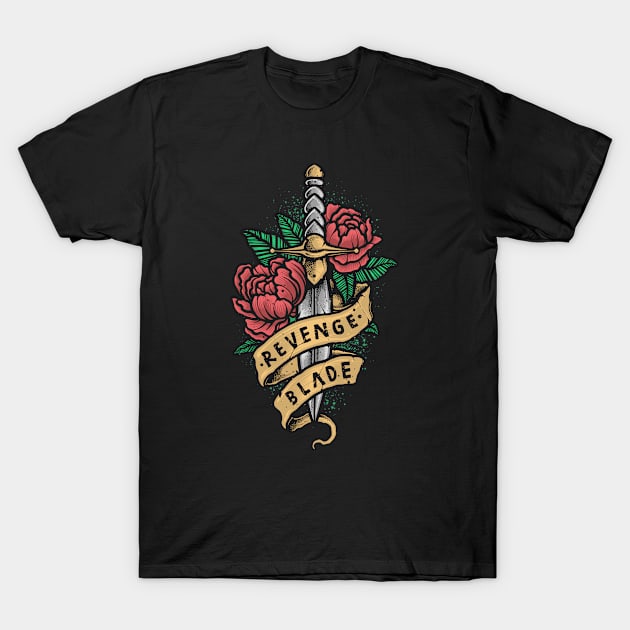 Blade rose T-Shirt by vhiente